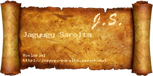 Jagyugy Sarolta névjegykártya